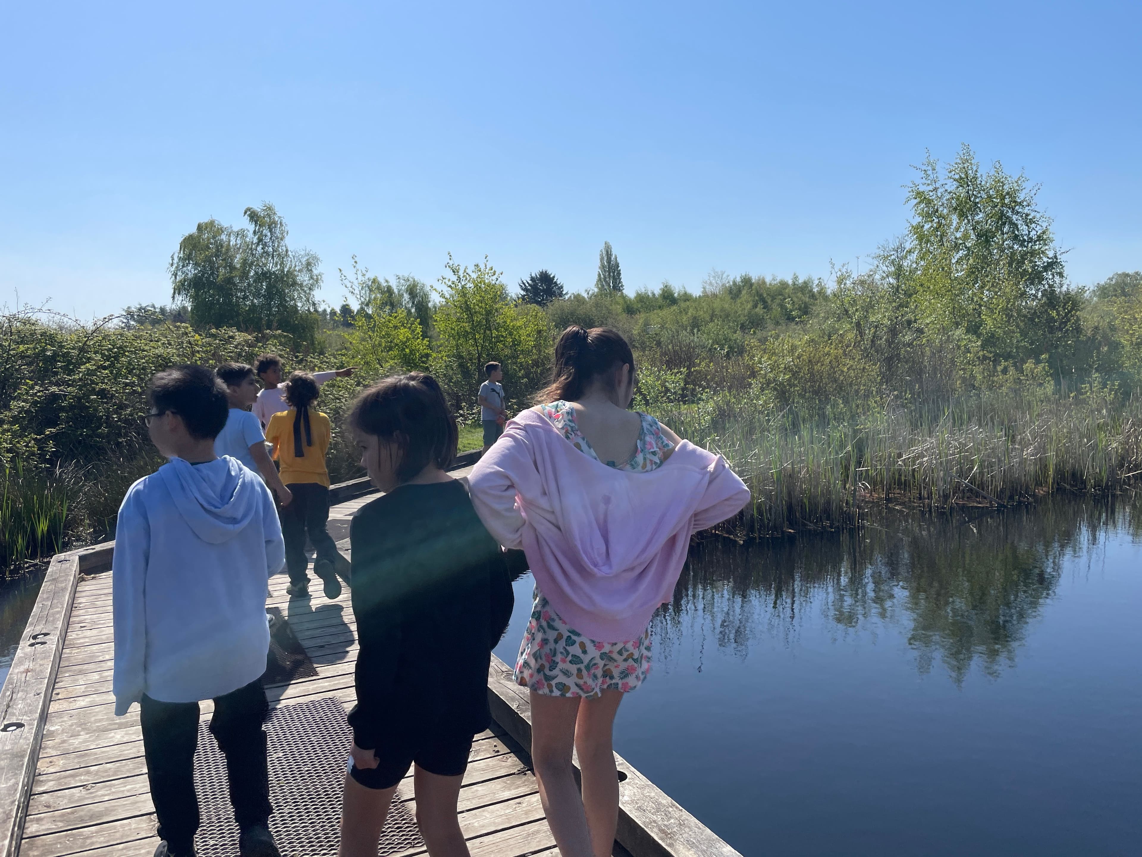 Grade 3 & 4 elementary classroom at Strathcona Elementary